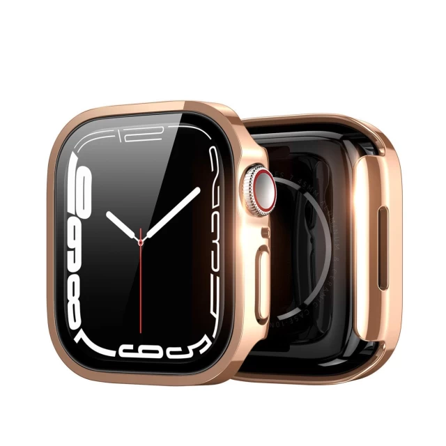 Чохол Dux Ducis Hamo Metallic Watch Cover для Apple Watch 7 41 mm Pink (6934913038741)