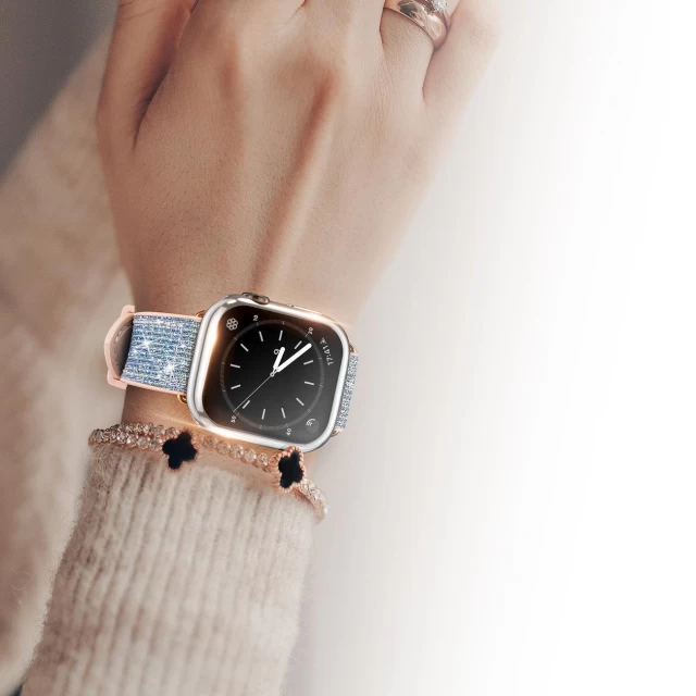 Чехол Dux Ducis Hamo Metallic Watch Cover для Apple Watch 7 41 mm Silver (6934913038857)
