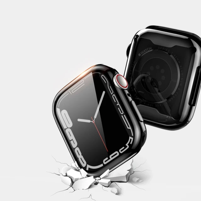 Чехол Dux Ducis Samo Flexible Watch Case для Apple Watch 45 mm Black (6934913038871)