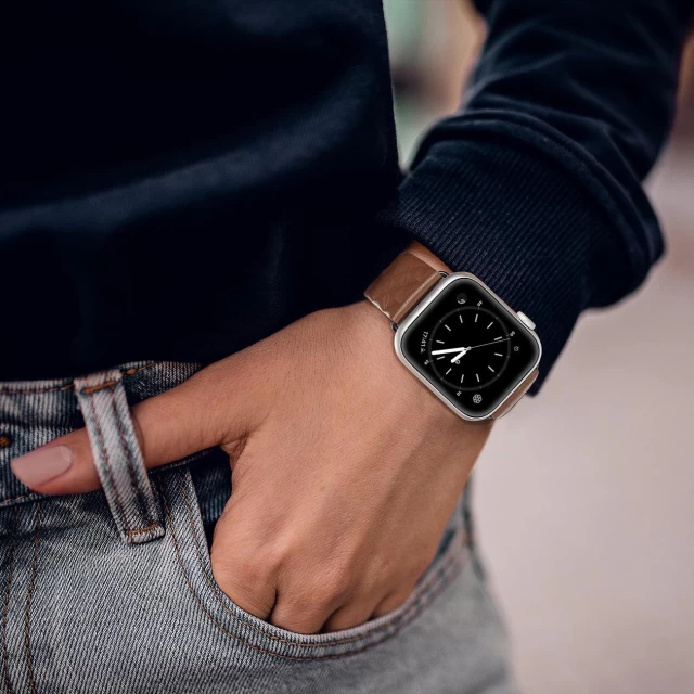 Ремінець Dux Ducis Enland Series для Apple Watch 41 | 40 | 38 mm Brown (6934913039991)