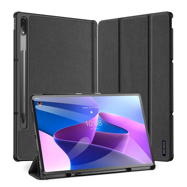 Чехол Dux Ducis Domo Foldable CoverTablet Case with Smart Sleep для Lenovo Tab P12 Pro Black (6934913040294)