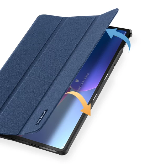 Чехол Dux Ducis Domo Tablet Cover with Multi-angle Stand and Smart Sleep для Lenovo Tab P12 Pro Blue (6934913040300)