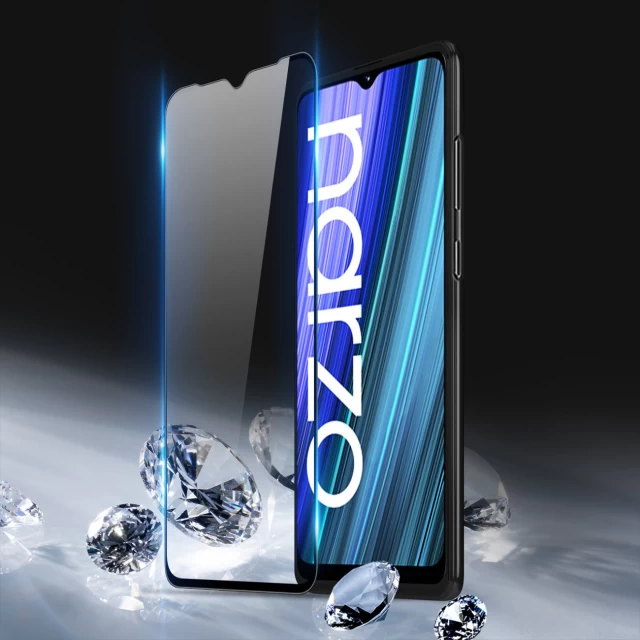 Защитное стекло Dux Ducis 9D Durable Full Screen with Frame (case friendly) для Realme Narzo 50A Black (6934913041154)