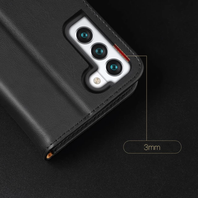 Чохол Dux Ducis Hivo Leather Flip Wallet для Samsung Galaxy S22 Black (6934913043608)
