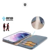Чехол Dux Ducis Hivo Leather Flip Wallet для Samsung Galaxy S22 Blue (6934913043615)