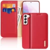 Чехол Dux Ducis Hivo Leather Flip Wallet для Samsung Galaxy S22 Red (6934913043622)