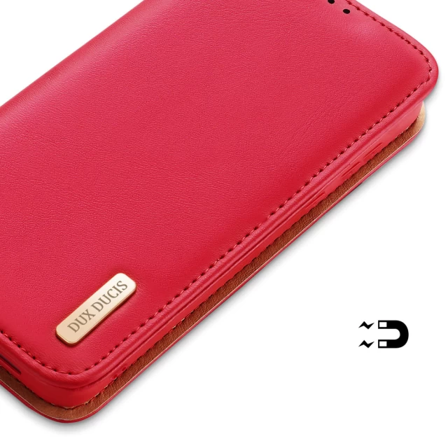 Чохол Dux Ducis Hivo Leather Flip Wallet для Samsung Galaxy S22 Red (6934913043622)