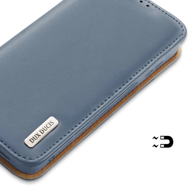 Чохол Dux Ducis Hivo Leather Flip Wallet для Samsung Galaxy S22 Plus Blue (6934913043646)