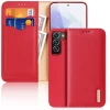 Чехол Dux Ducis Hivo Leather Flip Wallet для Samsung Galaxy S22 Plus Red (6934913043653)