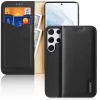 Чехол Dux Ducis Hivo Leather Flip Wallet для Samsung Galaxy S22 Ultra Black (6934913043660)