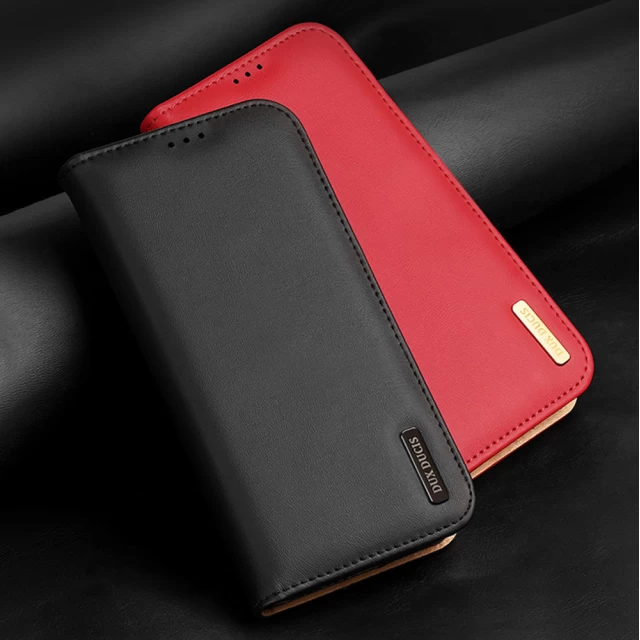 Чохол Dux Ducis Hivo Leather Flip Wallet для Samsung Galaxy S22 Ultra Black (6934913043660)