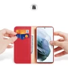 Чохол Dux Ducis Hivo Leather Flip Wallet для Samsung Galaxy S22 Ultra Red (6934913043684)