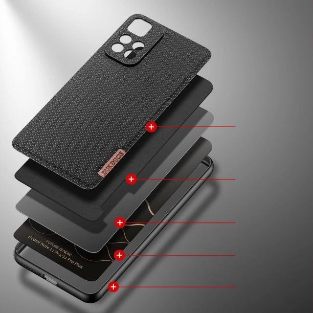 Чохол Dux Ducis Fino Case для Xiaomi Poco X4 NFC 5G Black (6934913043882)