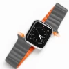 Ремешок Dux Ducis Magnetic Strap для Apple Watch 41 | 40 | 38 mm Gray Orange (Chain Version) (6934913044735)