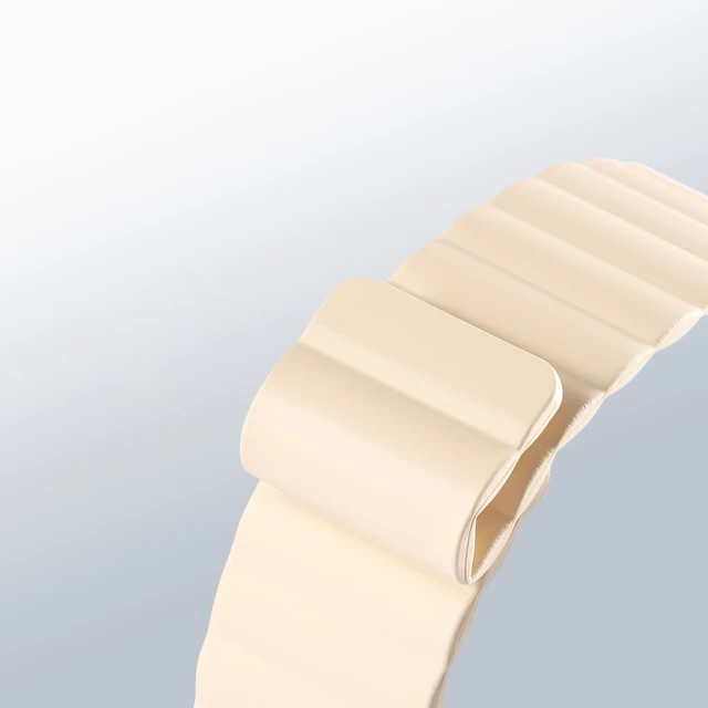 Ремінець Dux Ducis Magnetic Strap для Apple Watch 41 | 40 | 38 mm Beige (Chain Version) (6934913044766)