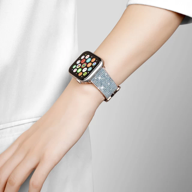 Ремінець Dux Ducis Sparkle Series для Apple Watch 49 | 45 | 44 | 42 mm Blue (6934913044964)