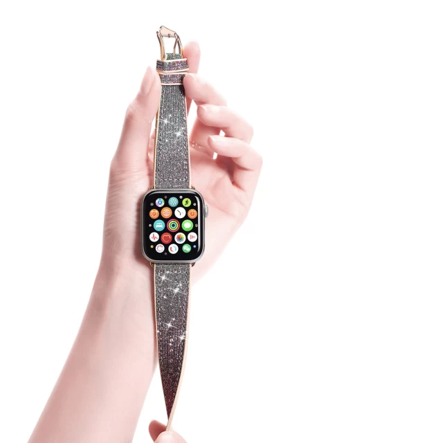 Ремінець Dux Ducis Sparkle Series для Apple Watch 49 | 45 | 44 | 42 mm Green (6934913044971)