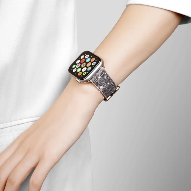 Ремешок Dux Ducis Sparkle Series для Apple Watch 49 | 45 | 44 | 42 mm Green (6934913044971)