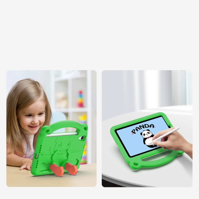 Чехол Dux Ducis Panda Safe for Children для iPad mini 6 2021 Green (6934913045657)
