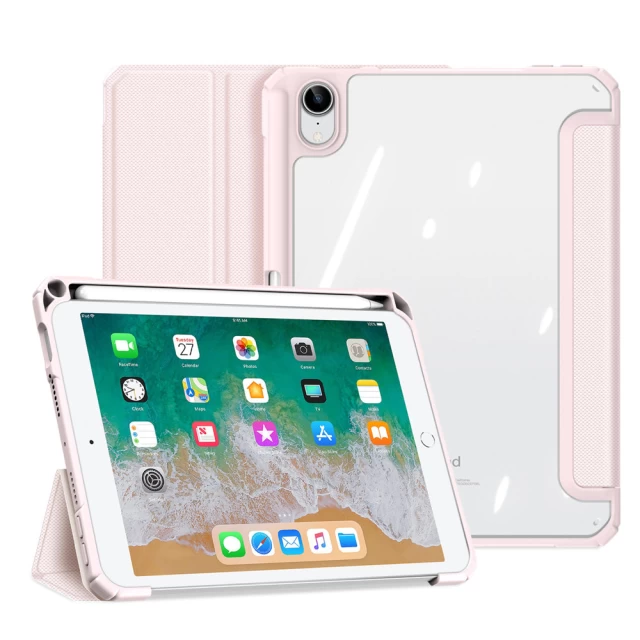 Чехол Dux Ducis Toby Armored Flip для iPad mini 6 2021 Pink (6934913046579)