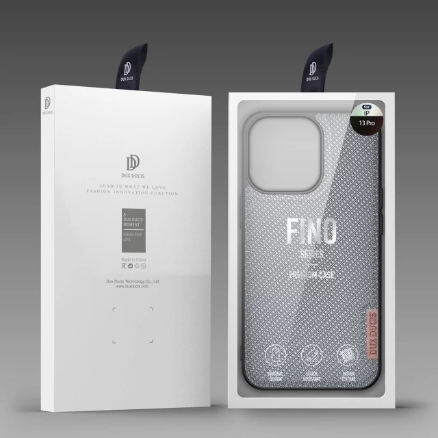 Чехол Dux Ducis Fino Case для iPhone 13 Pro Gray (6934913047118)
