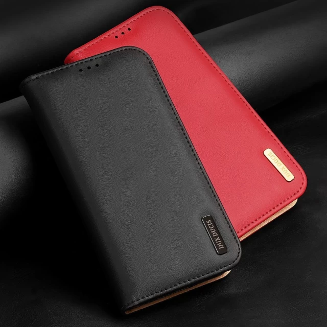 Чехол Dux Ducis Hivo Leather Flip Wallet для iPhone 13 Black (6934913047316)