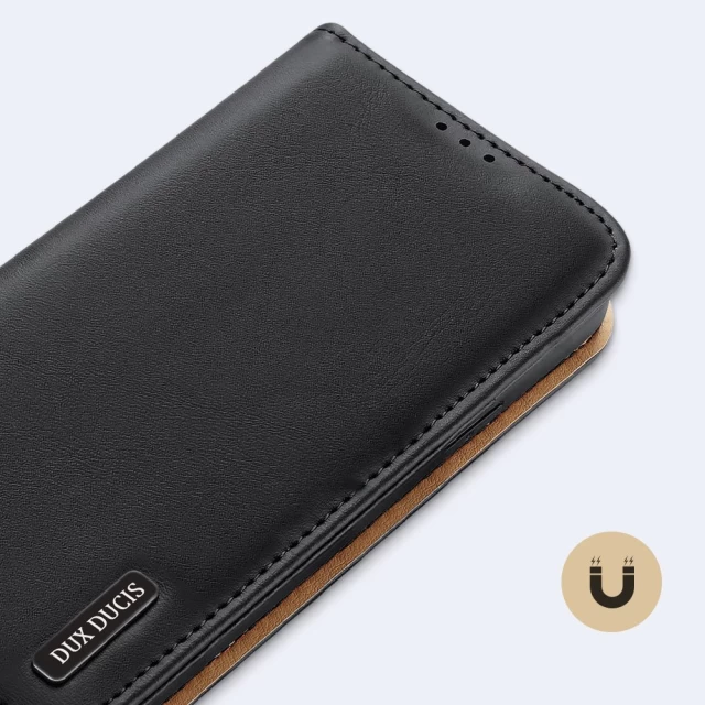 Чехол Dux Ducis Hivo Leather Flip Wallet для iPhone 13 Black (6934913047316)