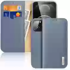 Чохол Dux Ducis Hivo Leather Flip Wallet для iPhone 13 Pro Max Blue (6934913047385)