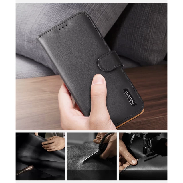 Чохол Dux Ducis Hivo Leather Flip Wallet для Samsung Galaxy S21 FE Black (6934913048672)