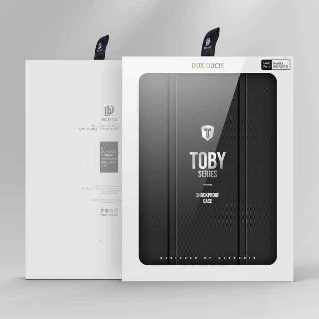 Чехол Dux Ducis Toby Armored Flip для iPad 9.7  2018 | 2017 Black (6934913048702)