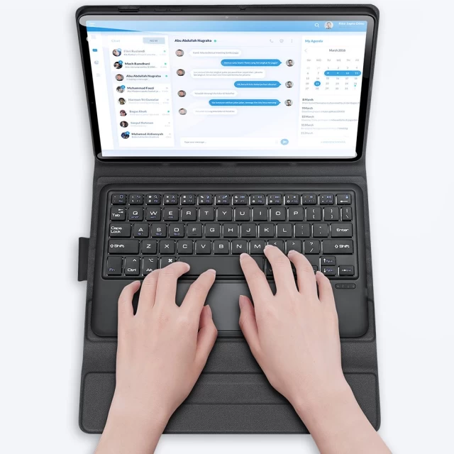 Чехол-клавиатура Dux Ducis Touchpad Keyboard Case для Samsung Galaxy Tab S7 | Tab S8 11