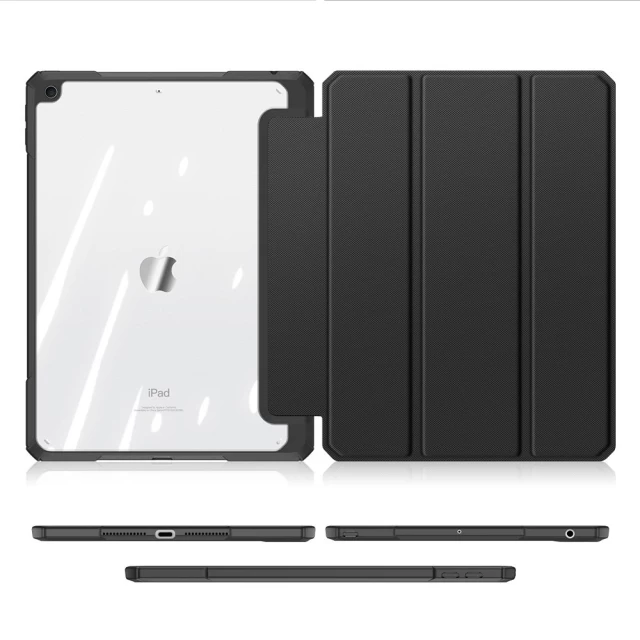 Чехол Dux Ducis Toby Armored Flip для iPad 10.2 2021 | 2020 | 2019 Black (6934913049488)