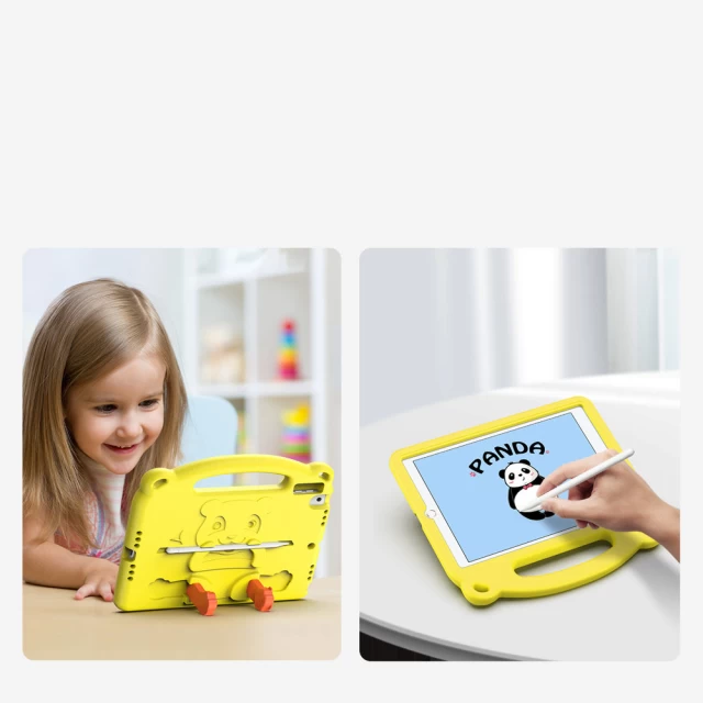 Чехол Dux Ducis Panda Safe for Children для iPad 10.2 2021 | 2020 | 2019 Yellow (6934913049822)