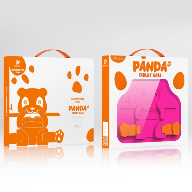 Чохол Dux Ducis Panda Safe for Children для iPad 10.2 2021 | 2020 | 2019 Pink (6934913049839)