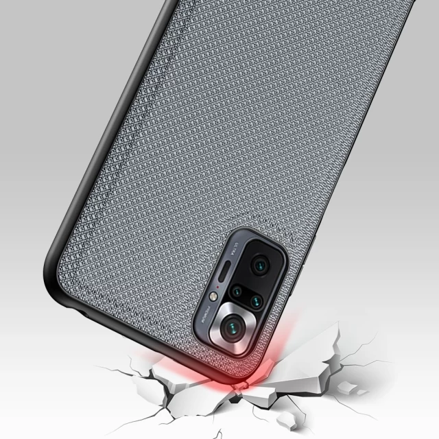 Чохол Dux Ducis Fino Case для Xiaomi Redmi Note 10 Pro Gray (6934913050101)