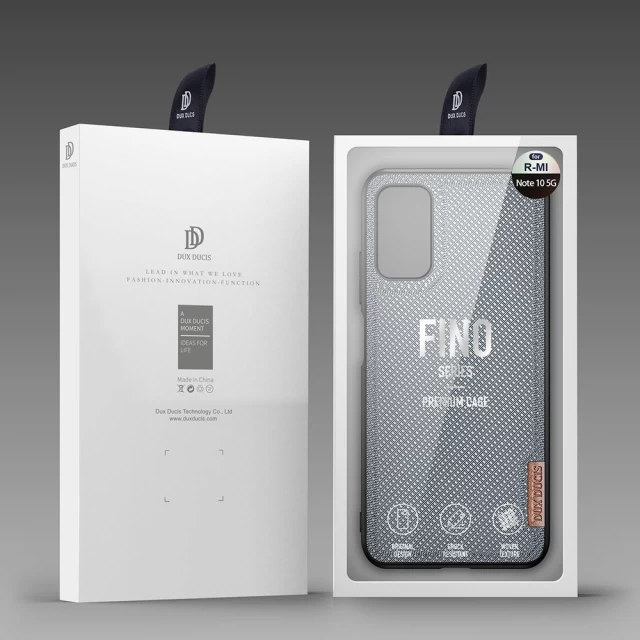 Чехол Dux Ducis Fino Case для Xiaomi Redmi Note 10 5G | Poco M3 Pro Gray (6934913051832)