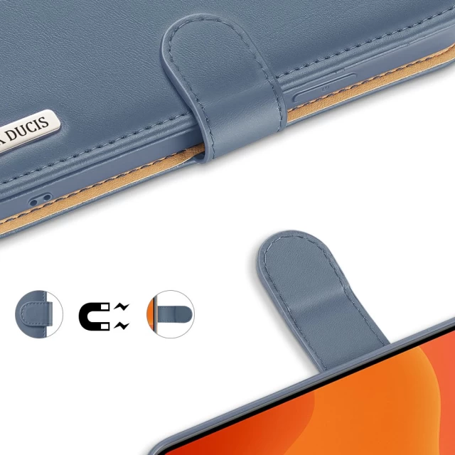 Чехол Dux Ducis Hivo Leather Flip Wallet для iPhone 11 Pro Blue (6934913054734)