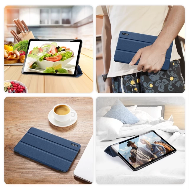 Чехол Dux Ducis Domo Tablet Cover with Multi-angle Stand and Smart Sleep для Samsung Galaxy Tab A7 10.4 2020 Blue (6934913060650)