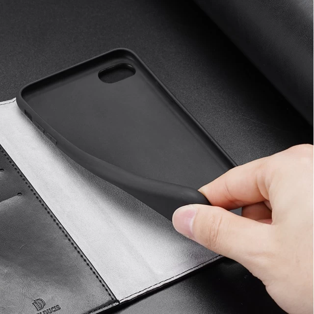 Чехол Dux Ducis Kado Bookcase Wallet для iPhone SE 2022/2020 | 8 | 7 Black (6934913075142)