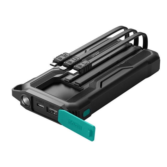 Портативний зарядний пристрій Joyroom 10000mAh with USB-C/micro USB/Lightning Cable (JRL016)
