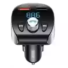 Автомобільний зарядний пристрій Joyroom Quick Charge FM Transmitter Bluetooth 5.0 MP3 micro SD/2x USB-A 18W 3A Black (JR-CL02)