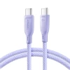 Кабель Joyroom Multi-Color Series SA34-CC3 USB-C to USB-C 60W 1m Purple (6941237110251)