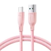 Кабель Joyroom Multi-Color Series SA34-AC6 USB-A to USB-C 100W 1m Pink (6941237110411)