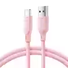 Кабель Joyroom Multi-Color Series SA34-AC6 USB-A to USB-C 100W 1m Pink (6941237110411)