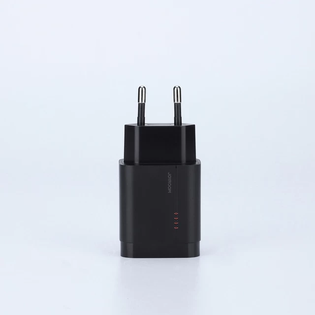 Сетевое зарядное устройство Joyroom QC 18W USB-C | USB-A Black (L-QP182)