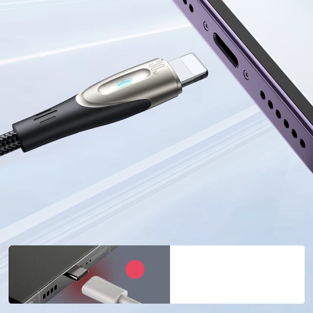 Кабель Joyroom Star-Light Series SA27-CL3 USB-C to Lighting 30W 2m Black (SA27-CL3)