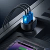 Автомобільний зарядний пристрій Joyroom JR-CCD03 3.4A Car Charger 3x USB-A with Display Black (JR-CCD03)