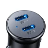 Автомобільний зарядний пристрій Joyroom JR-CCN06 30W 2x USB-C Mini Car Charger Metal Black (JR-CCN06)