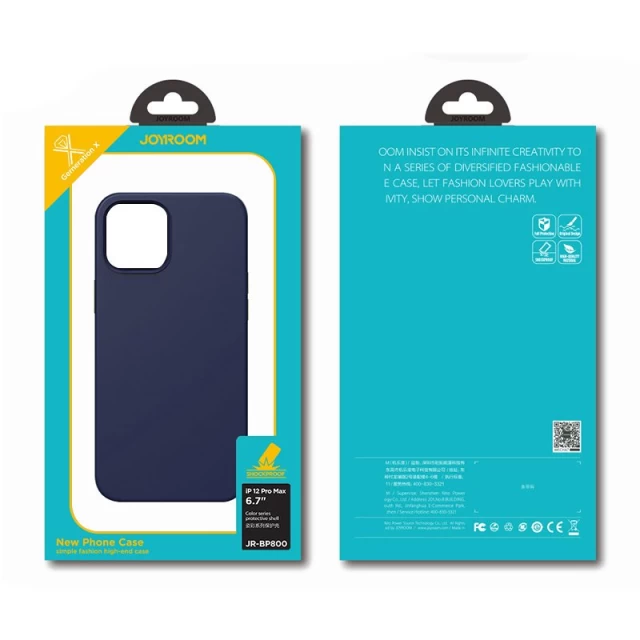 Чехол Joyroom Color Series для iPhone 12 mini Blue (JR-BP798-BL)