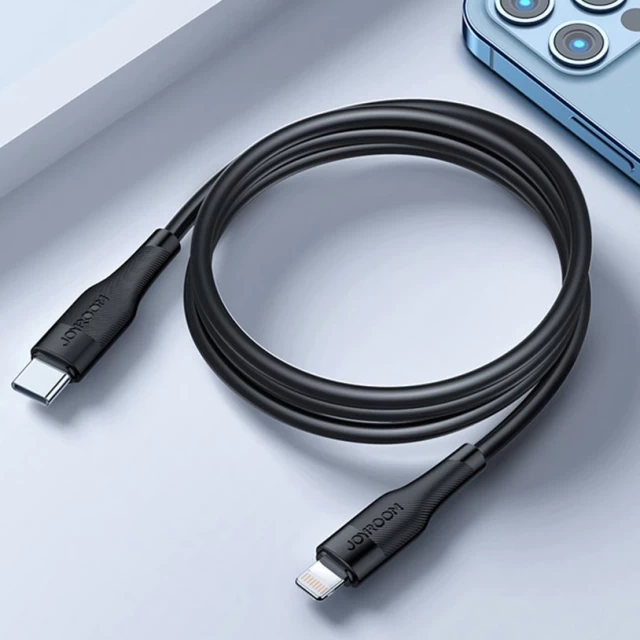 Кабель Joyroom Quick Charge USB-C to Lightning 20W 2.4A 1.2m Black (S-1224M3-BK)